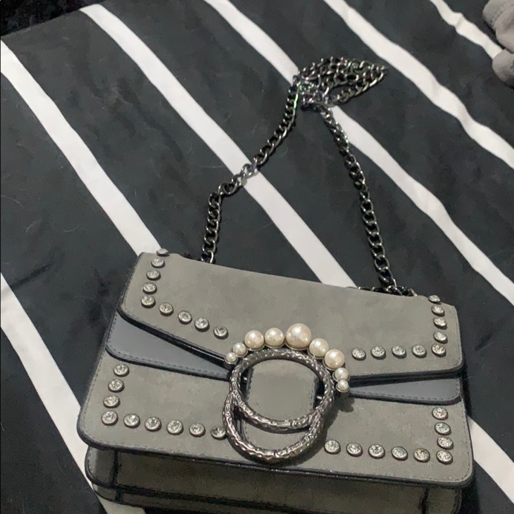 Over the shoulder chain bag